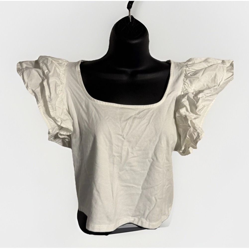 A NEW DAY Ruffle‎ Sleeve Top Women's Medium